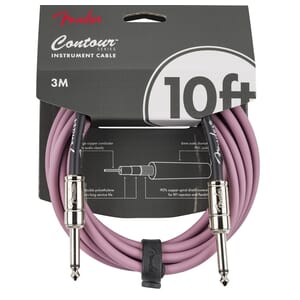 Fender Contour 10' Cable, Burgundy Mist