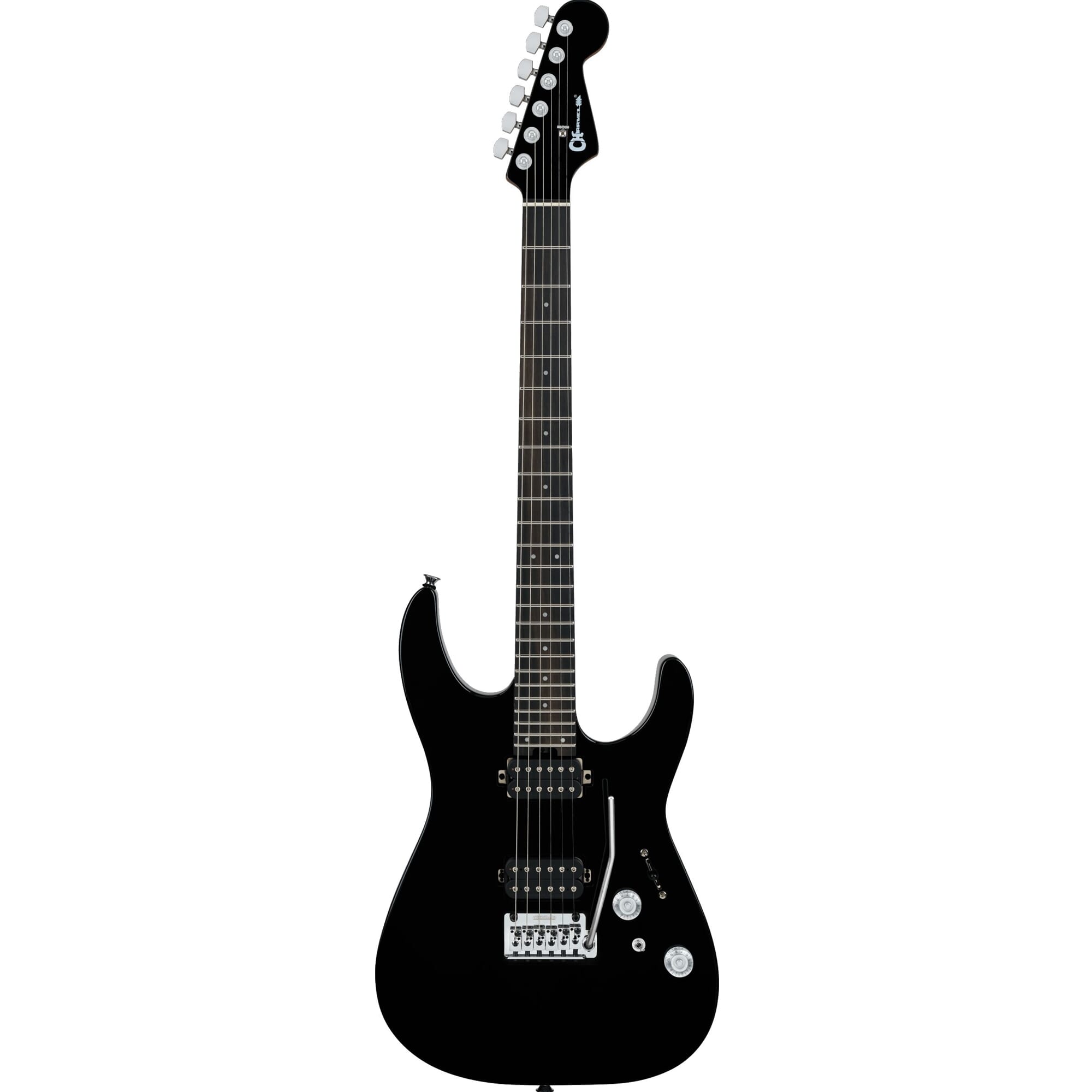 Charvel Pro-Mod Plus DK24 HH 2PT EB, Ebony Fingerboard - Raven Black