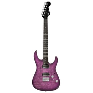 Charvel Pro-Mod Plus DK24 HH HT EB QM, Ebony Fingerboard - Violet Radiance