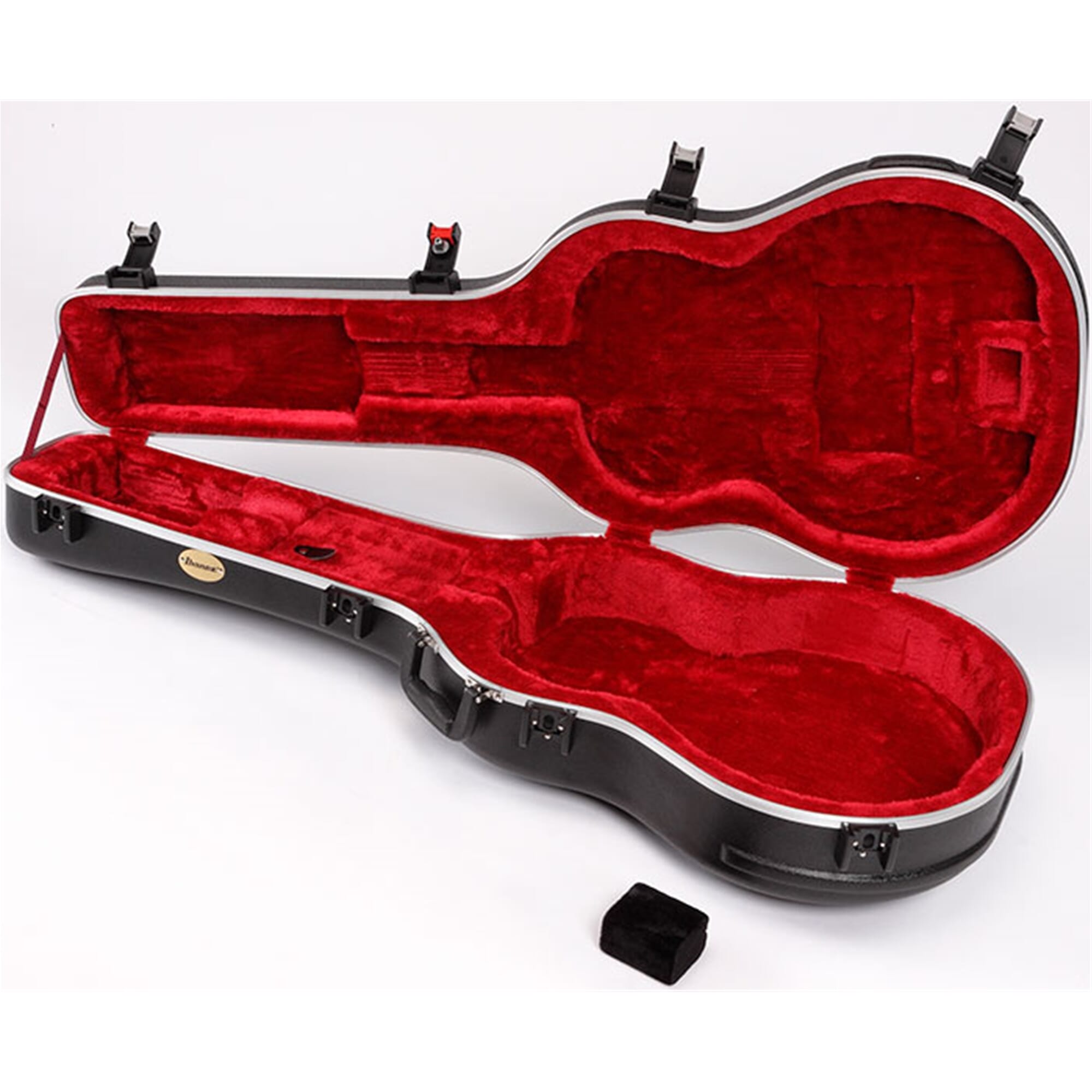 Ibanez MF100C ABS Hardshell Electric Guitar Case for AF/AFJ/AKJ Models - Black & Red