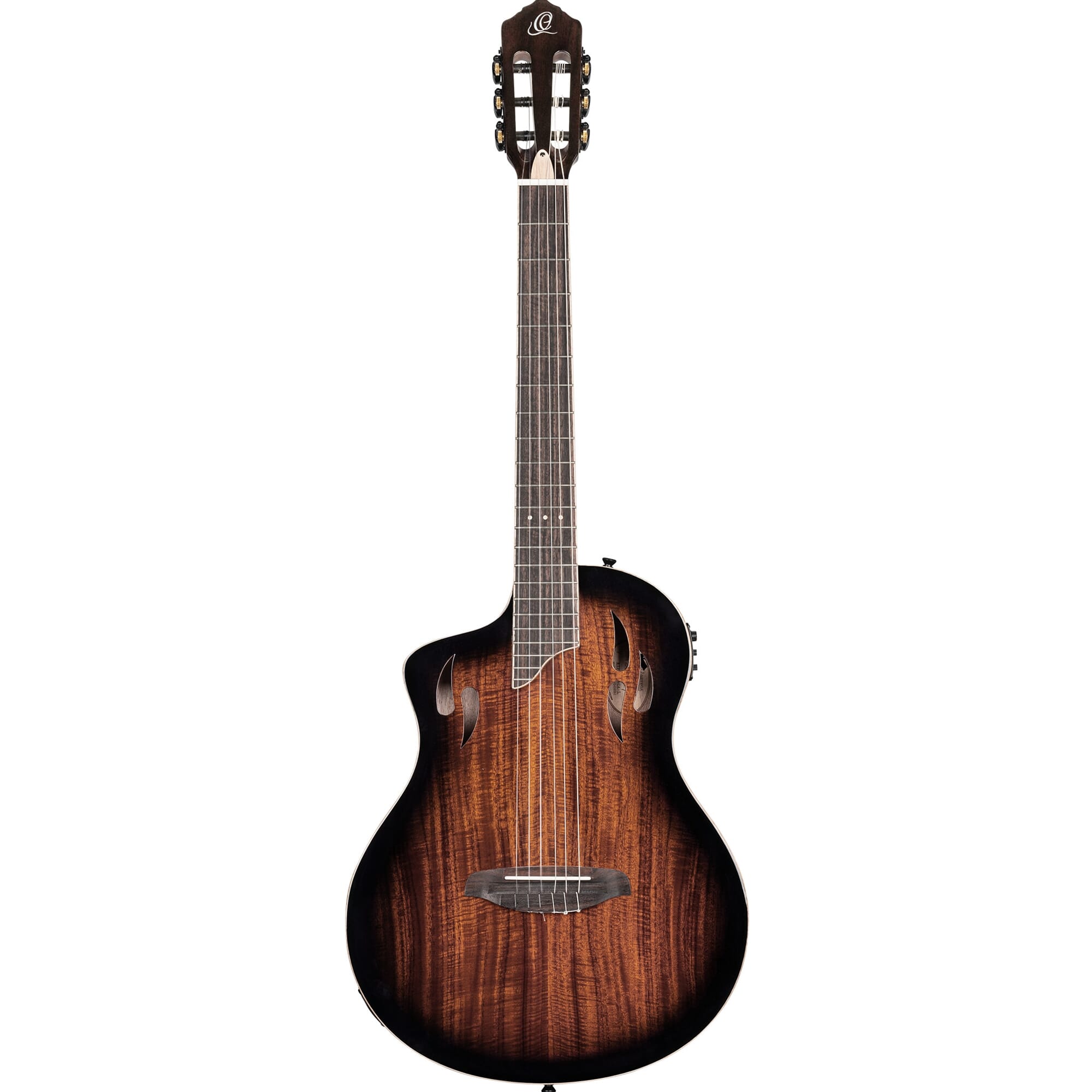 Ortega RTPDLXL Tour Player DeLuxe Nylon String Guitar Lefty - Acacia Burst