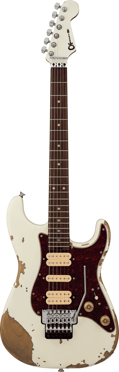 Charvel Super-Stock So-Cal Style 1 HSH FR RW, Rosewood Fingerboard, Aged Arctic