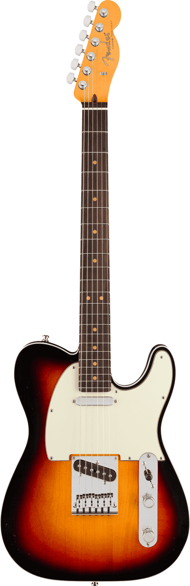 Fender American Ultra Luxe Vintage '60s Custom Telecaster®, Rosewood Fingerboard, 3-Color Sunburst