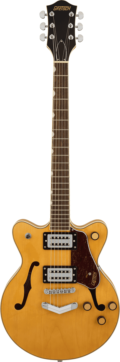 Gretsch G2655 Streamliner™ Center Block Jr. Double-Cut with V-Stoptail, Laurel Fingerboard, Village Amber