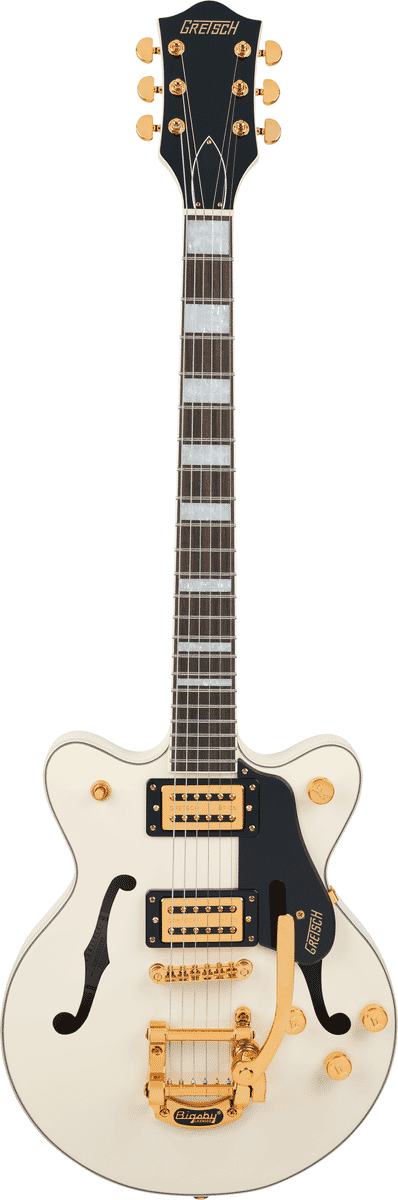 Gretsch G2655TG Streamliner™ Center Block Jr. Double-Cut with Bigsby® Limited Edition, Laurel Fingerboard, Vintage White