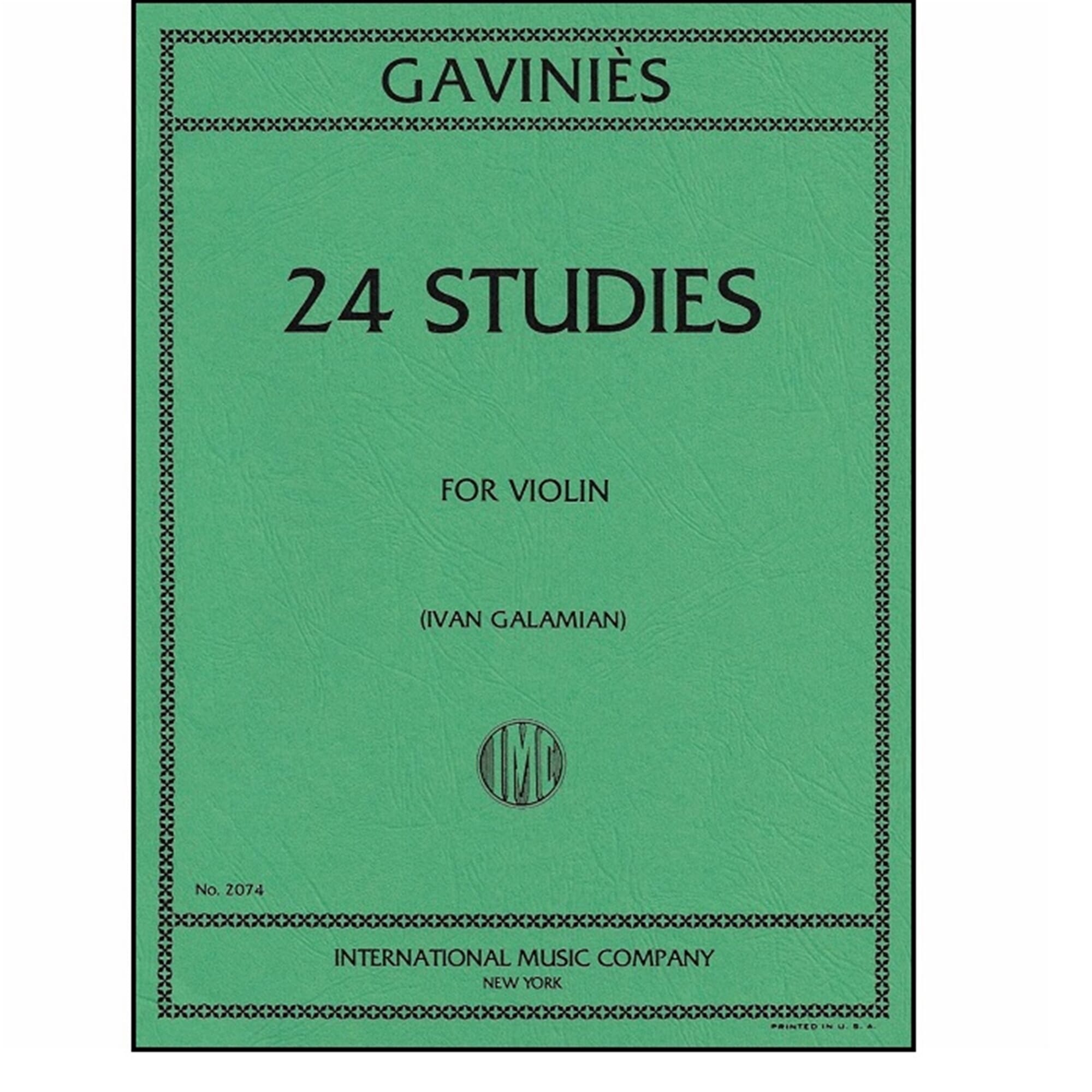24 Studies for Violin - Gavinies/Galamian