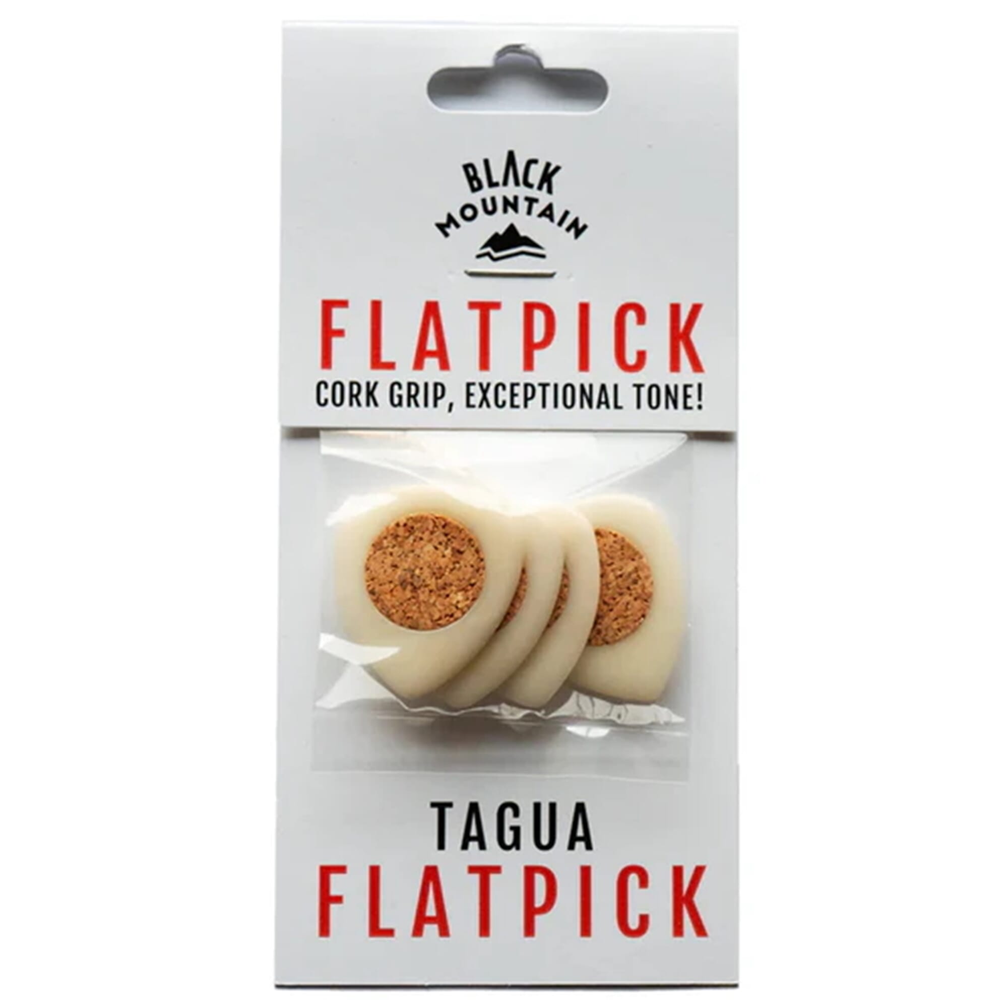 Black Mountain Tagua Flatpicks - 4 Pack