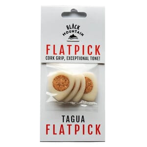 Black Mountain Tagua Flatpicks - 4 Pack