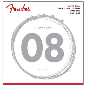 Fender Super 250 Electric Guitar Strings 008-038