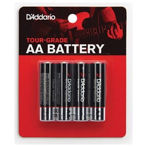 D'Addario AA Battery, 4-Pack