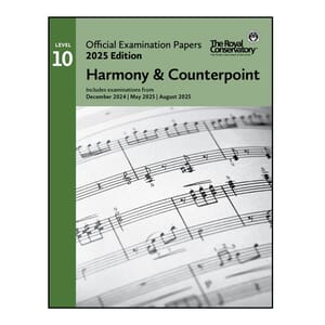 RCM 2025 Official Examination Papers - Level 10 Harmony