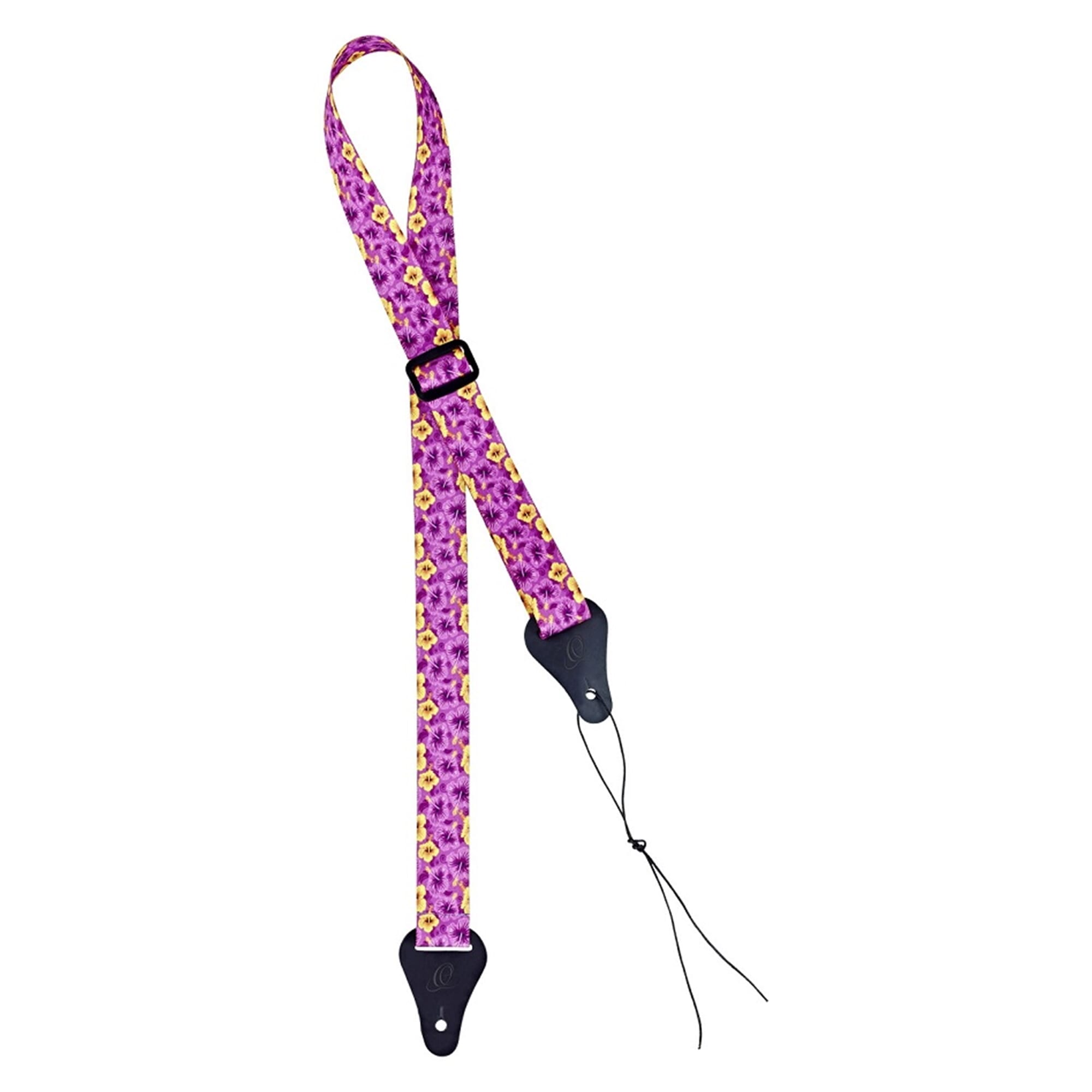 Ortega Ukulele Strap Purple Flower