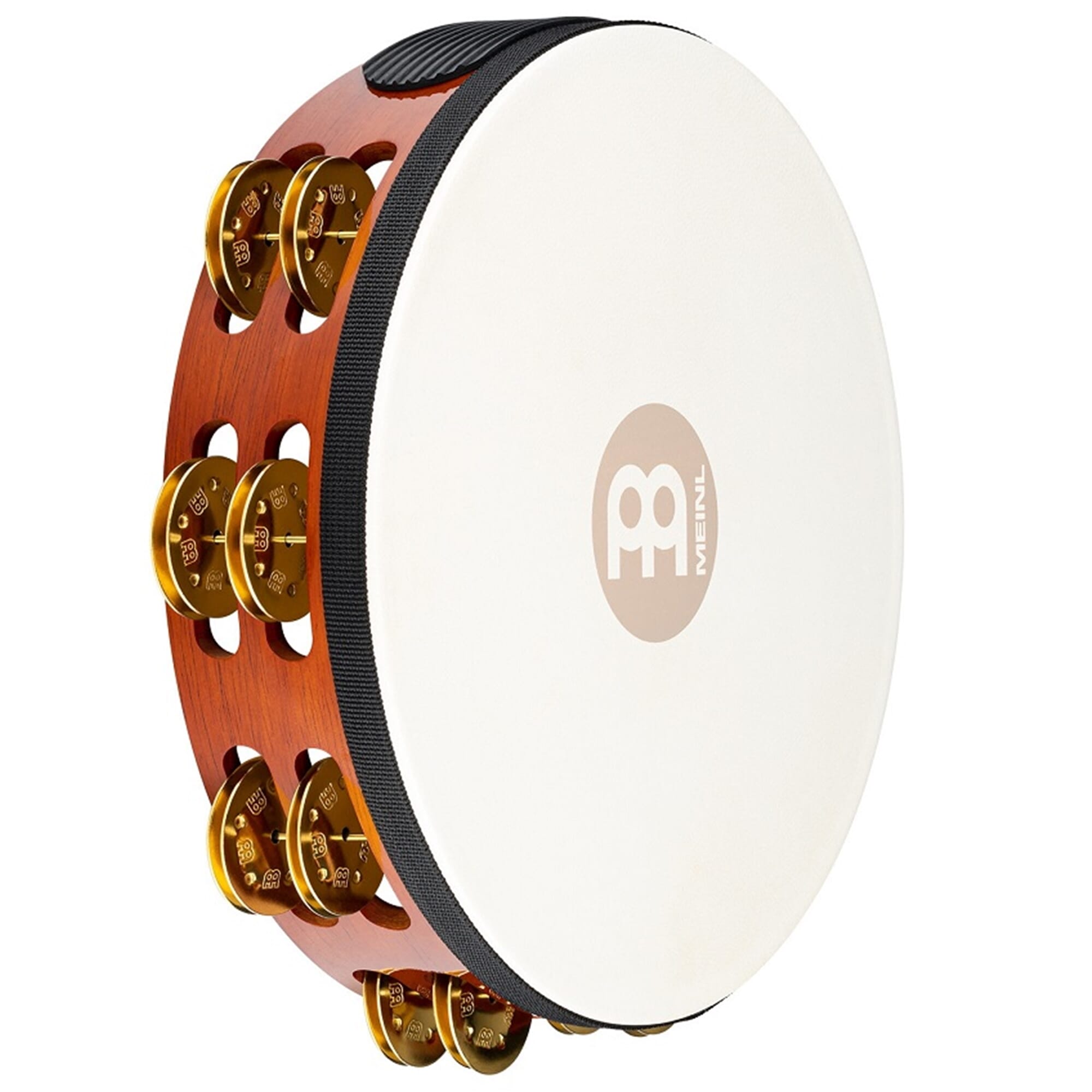 Meinl Percussion TAH2B-AB Traditional Wood Series Headed Tambourine - 10"