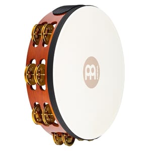 Meinl Percussion TAH2B-AB Traditional Wood Series Headed Tambourine - 10"
