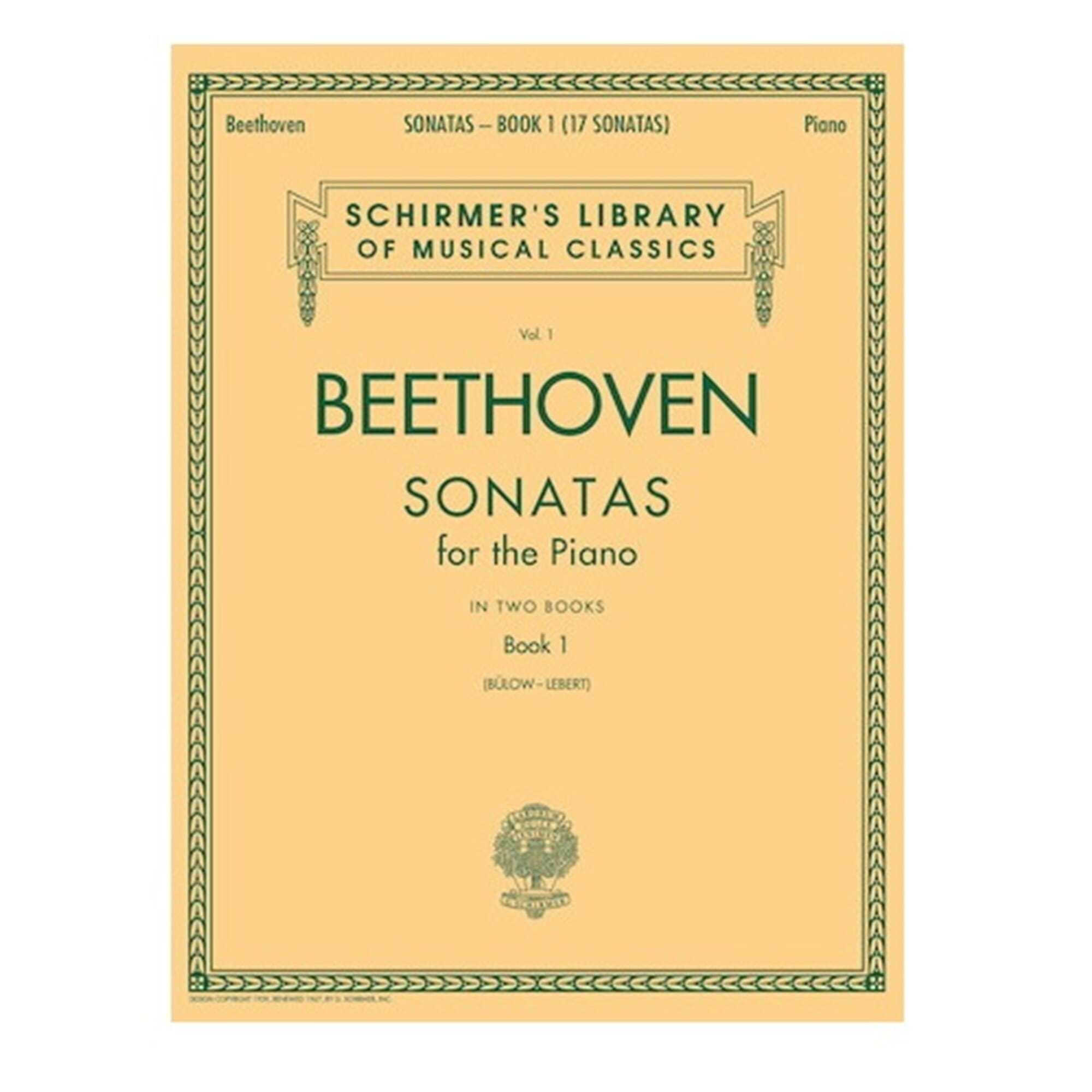Beethoven Piano Sonatas - Book 1 (Schirmer)