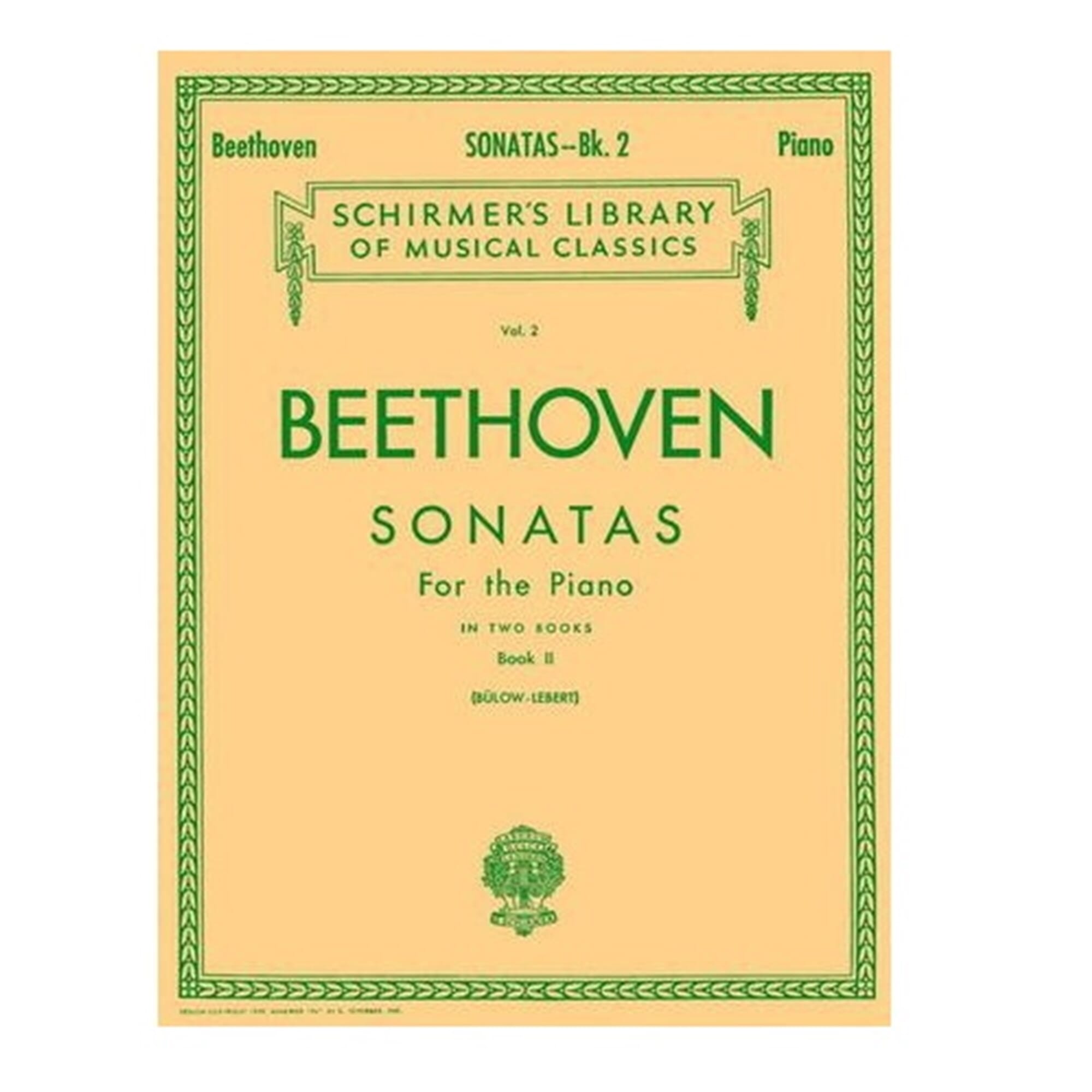 Beethoven Piano Sonatas - Volume 2 (Schirmer)