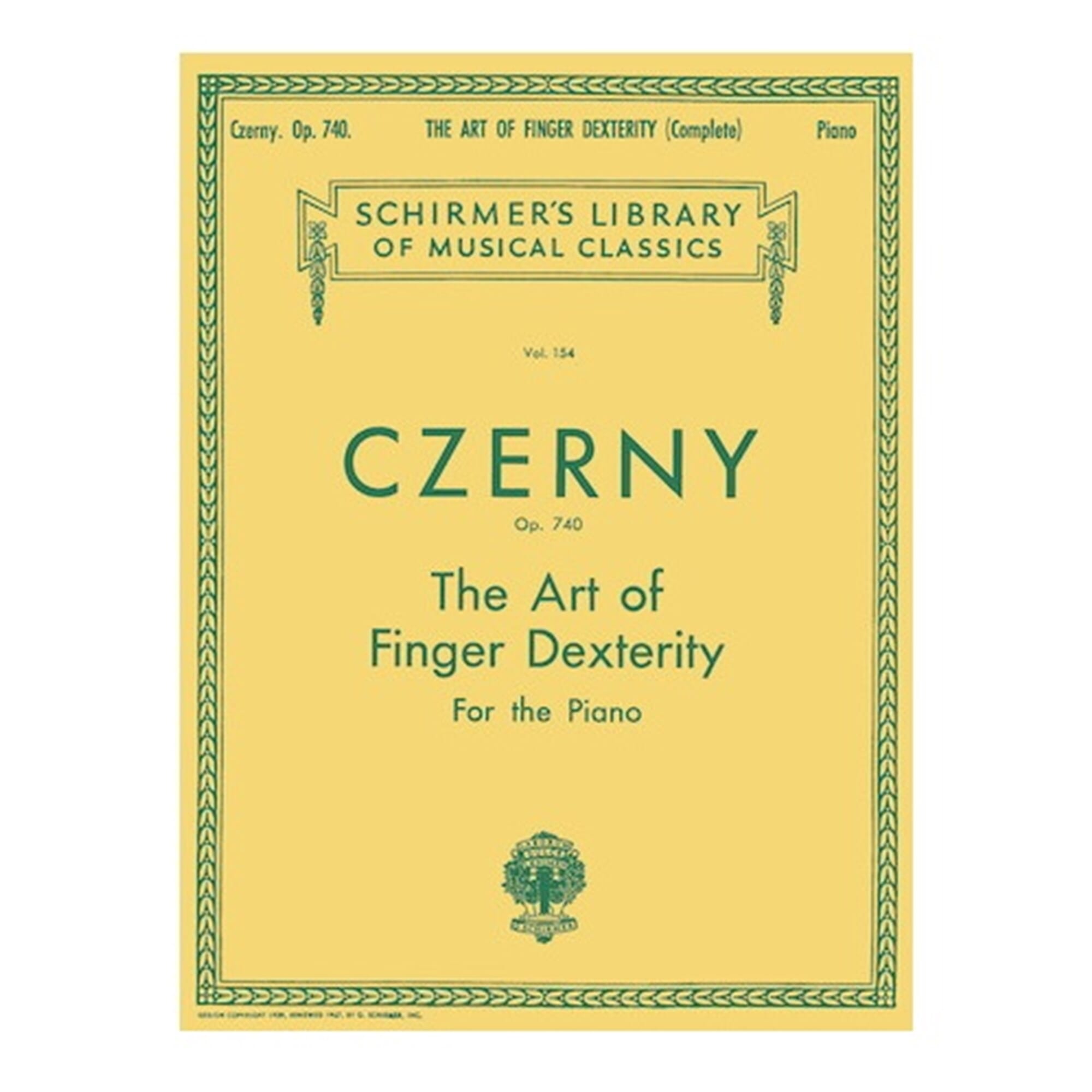 Czerny Art of Finger Dexterity, Op. 740 (Schirmer)