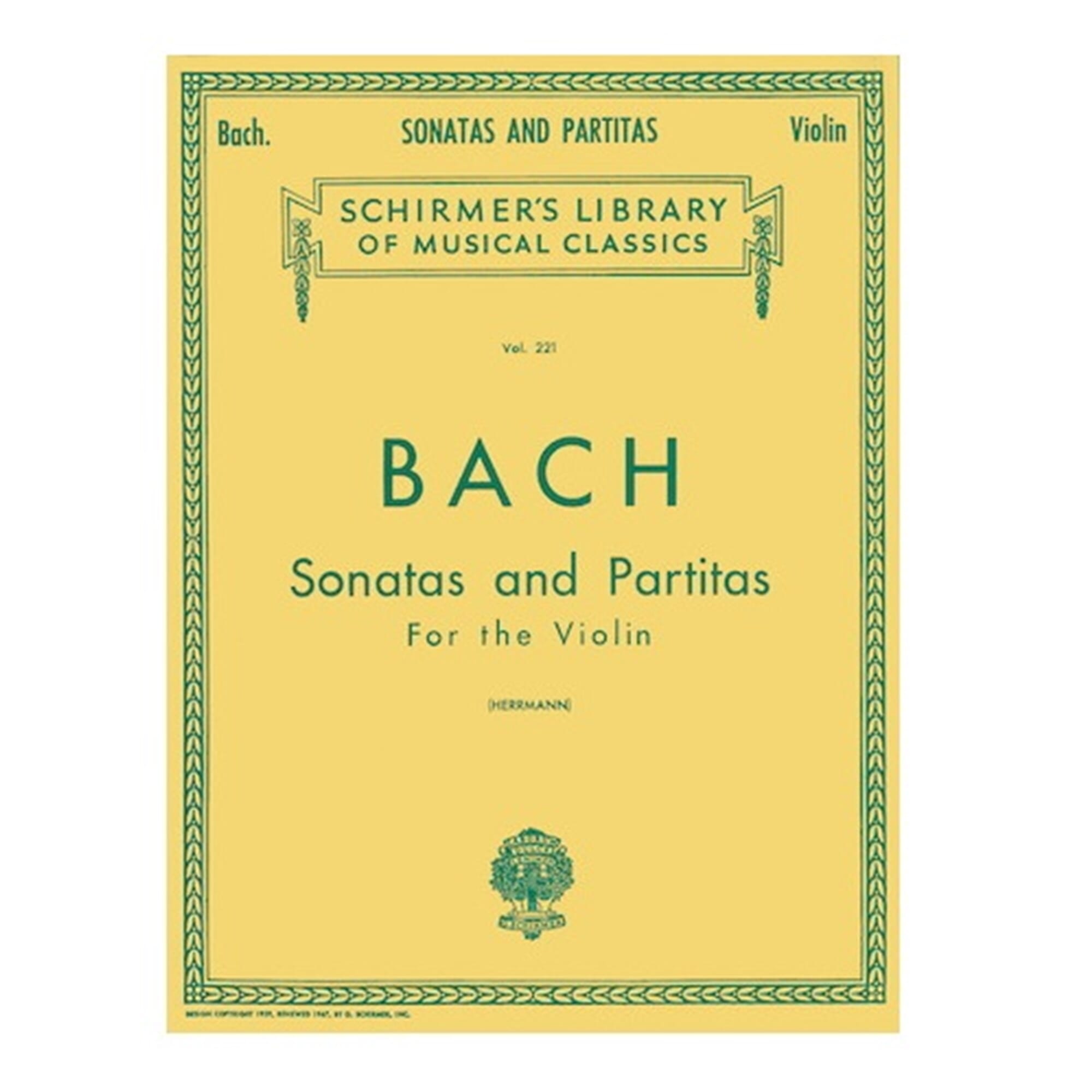 Bach Sonatas and Partitas for Solo Violin (Schirmer)