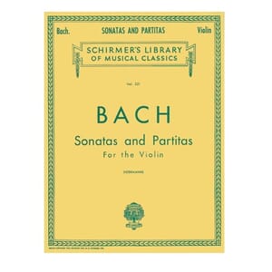 Bach Sonatas and Partitas for Solo Violin (Schirmer)
