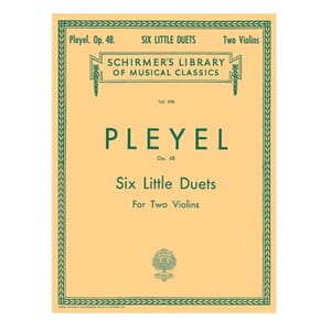 Pleyel Six Little Duets for Two Violins, Op. 48 (Schirmer)