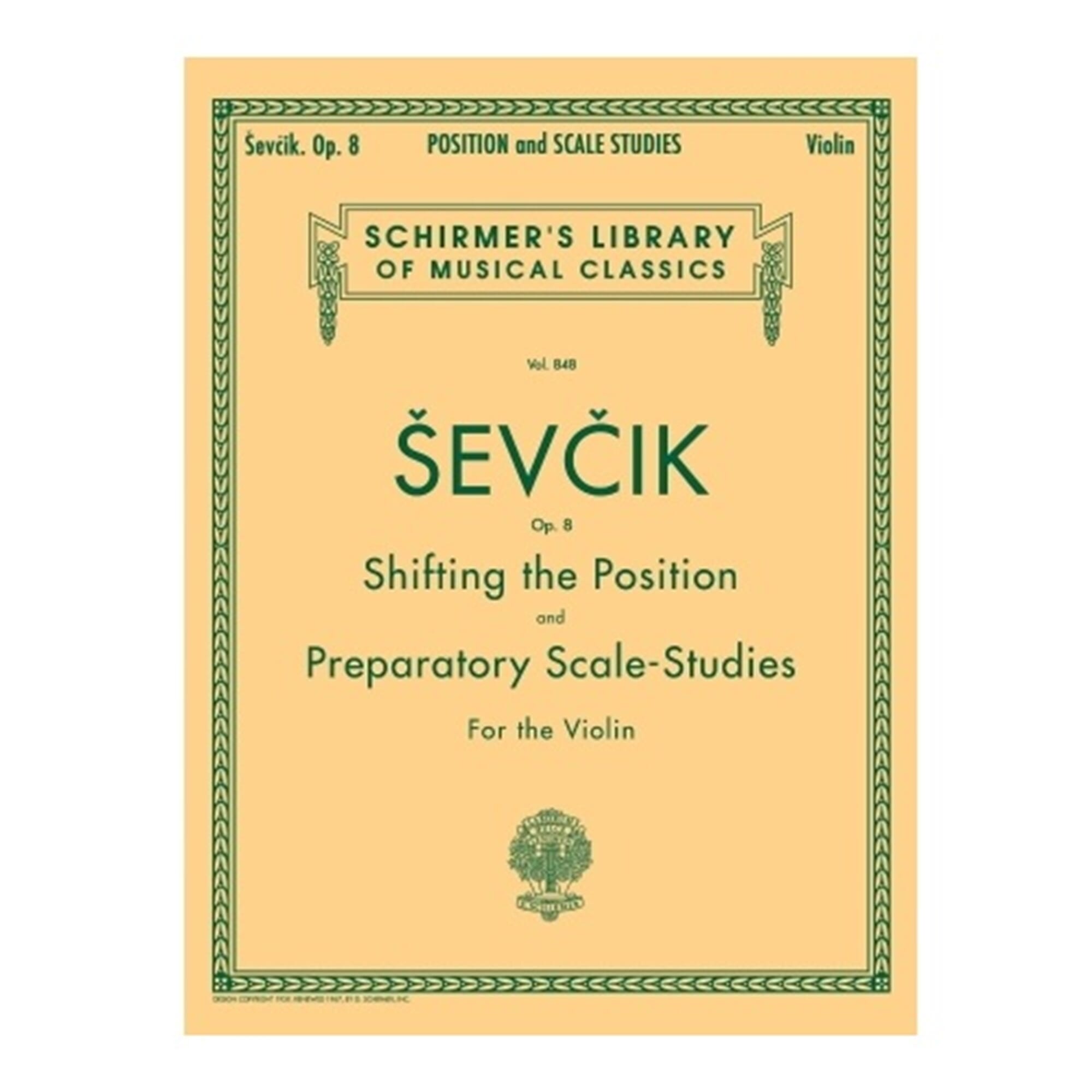 Sevcik Shifting Studies for Violin, Op.8 (Schirmer)