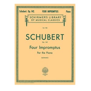 Schubert Four Impromptus, Op.142 (Schirmer)