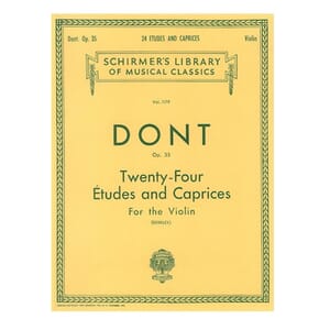 Dont 24 Etudes and Caprices, Op.35 Violin (Schirmer)