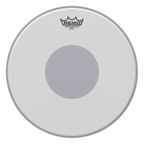 Remo 14" Controlled Sound Coated Bottom Black Dot