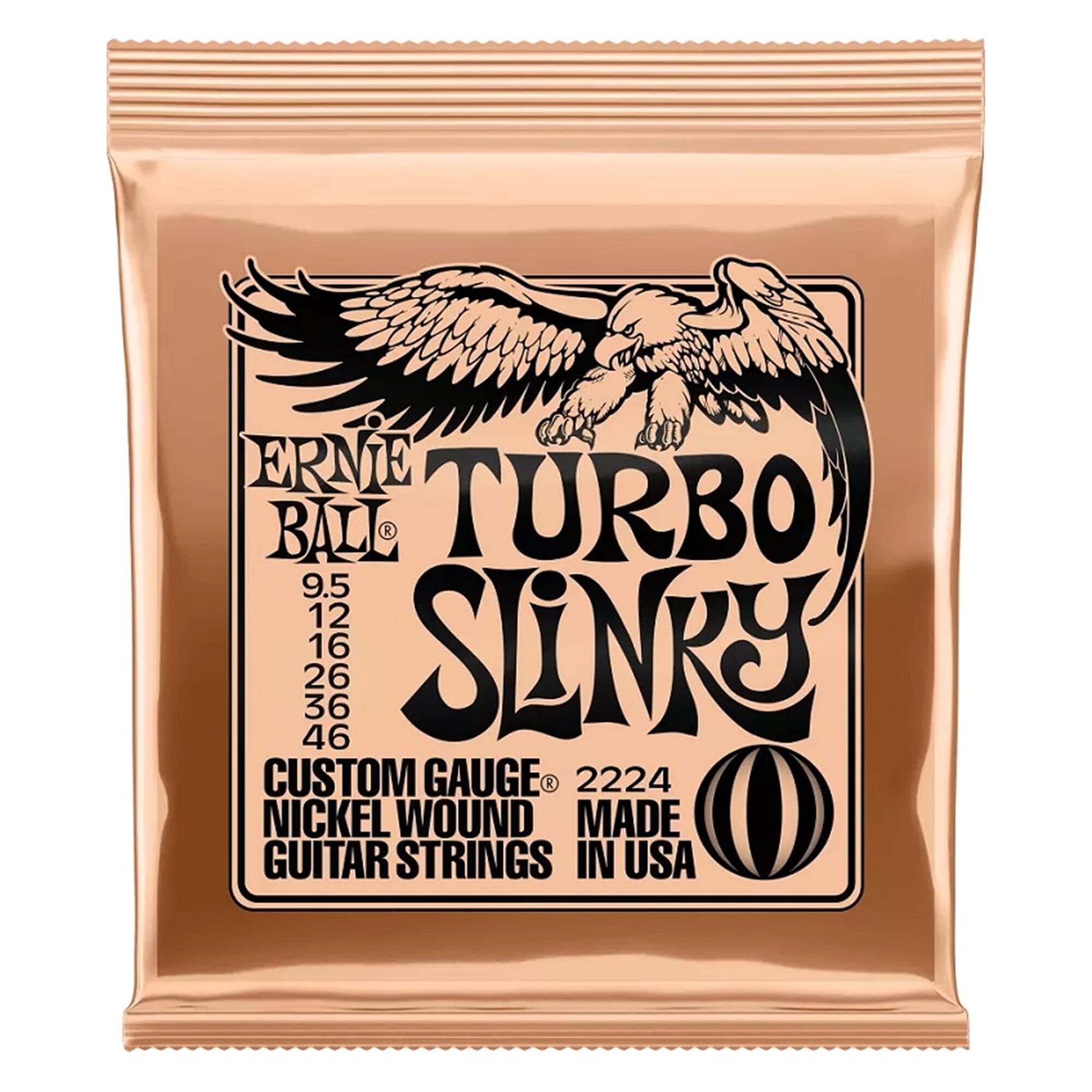 Ernie Ball Turbo Slinky 9.5-46 Electric Strings