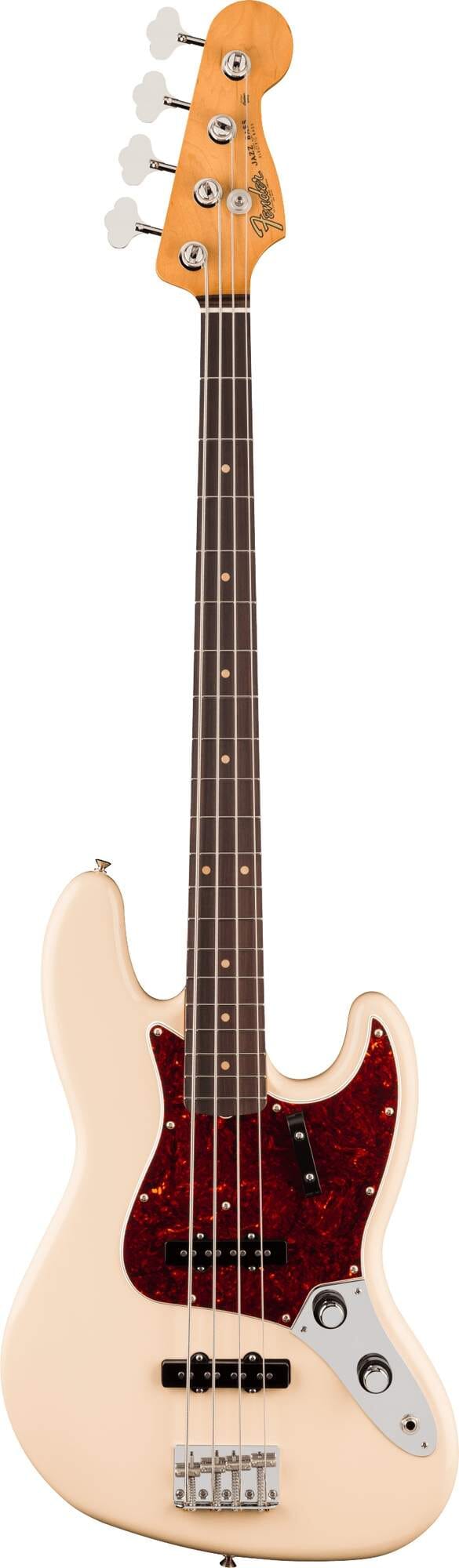 Fender Vintera® III Early '60s Jazz Bass®, Rosewood Fingerboard, Olympic White