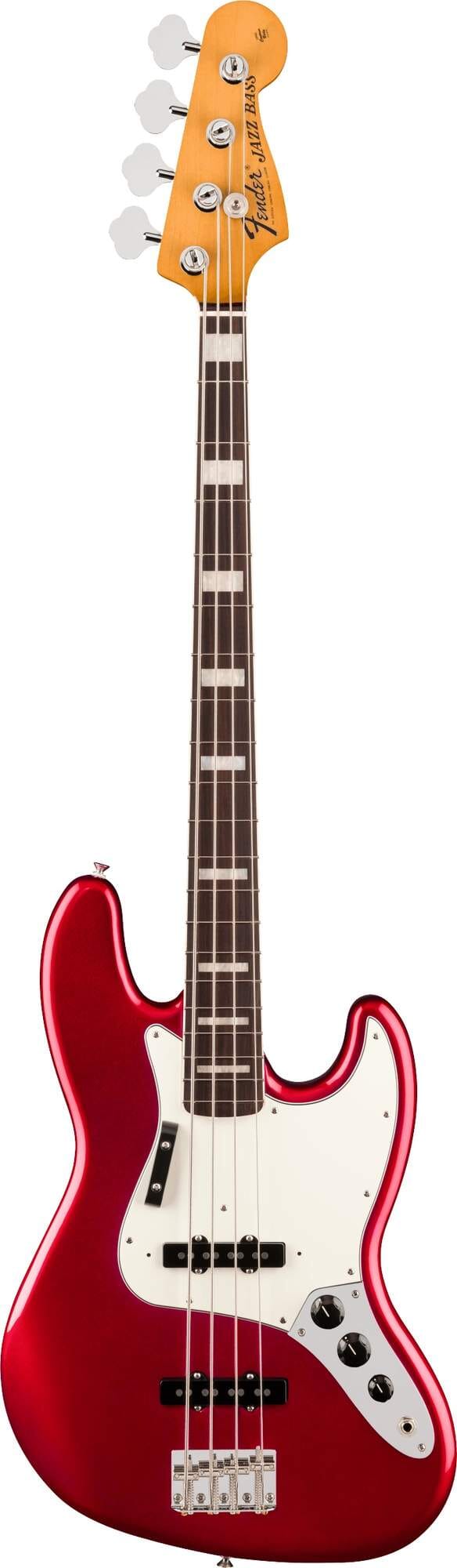 Fender Vintera® III Early '70s Jazz Bass®, Rosewood Fingerboard, Candy Apple Red