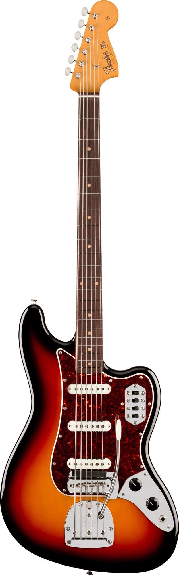 Fender Vintera® III Early '60s Bass VI, Rosewood Fingerboard, 3-Color Sunburst