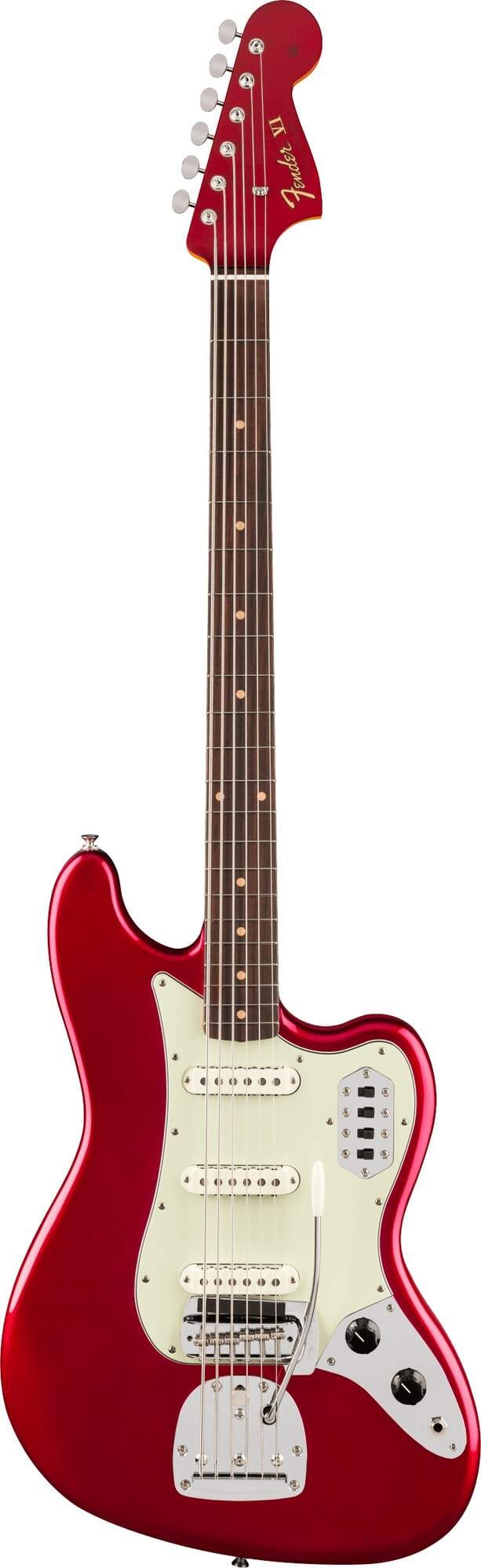 Fender Vintera® III Early '60s Bass VI, Rosewood Fingerboard, Candy Apple Red