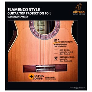 Ortega - Reusable electrostatic full top foil set - Transparent