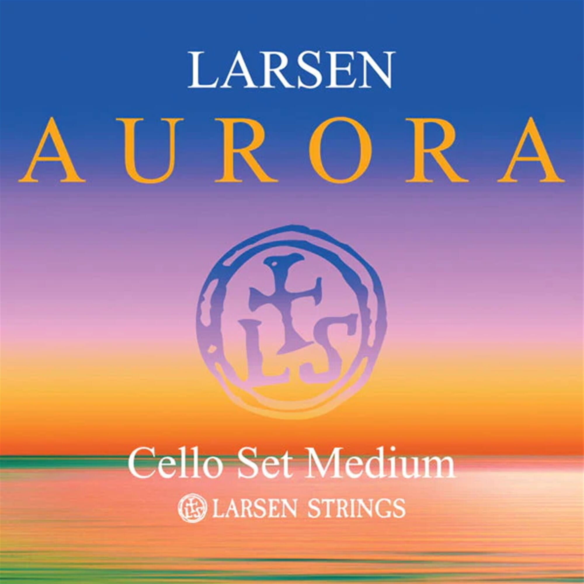 Larsen Aurora Cello String Set Medium Tension - 3/4