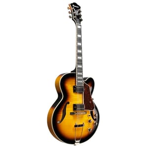 Ibanez AF95FMAYS AF Artcore Expressionist 6 String Electric Guitar - Antique Yellow Sunburst