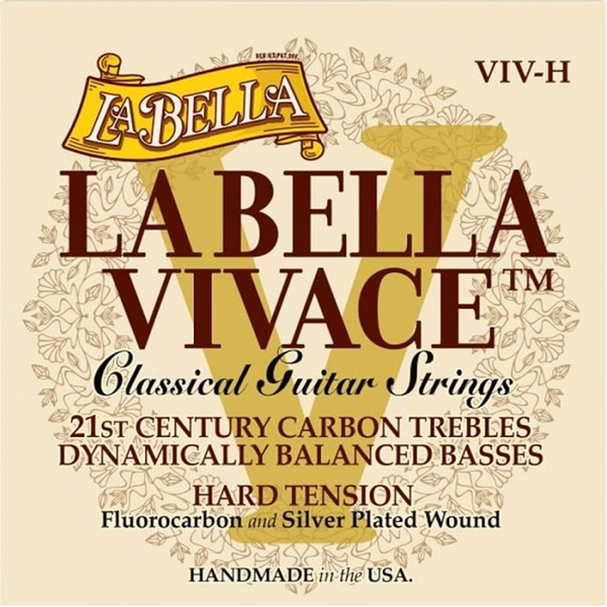 La Bella VIV-H Vivace Classical Guitar Strings - Hard Tension