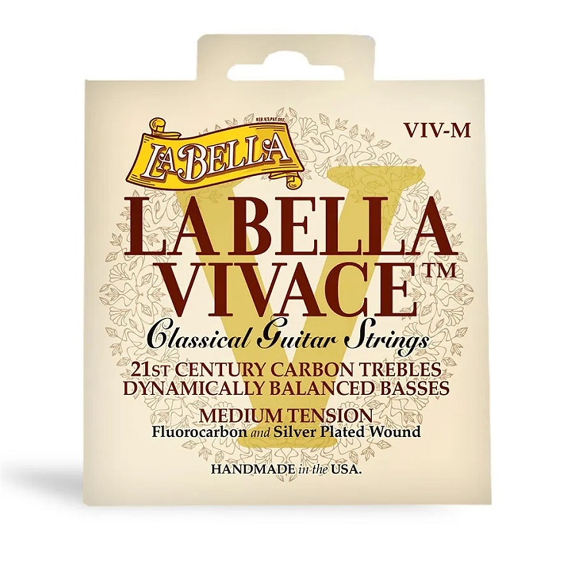 La Bella VIV-M Vivace Classical Guitar Strings - Medium Tension