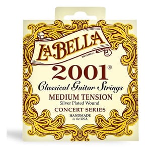 La Bella 2001 Classical Guitar Strings - Medium Tension