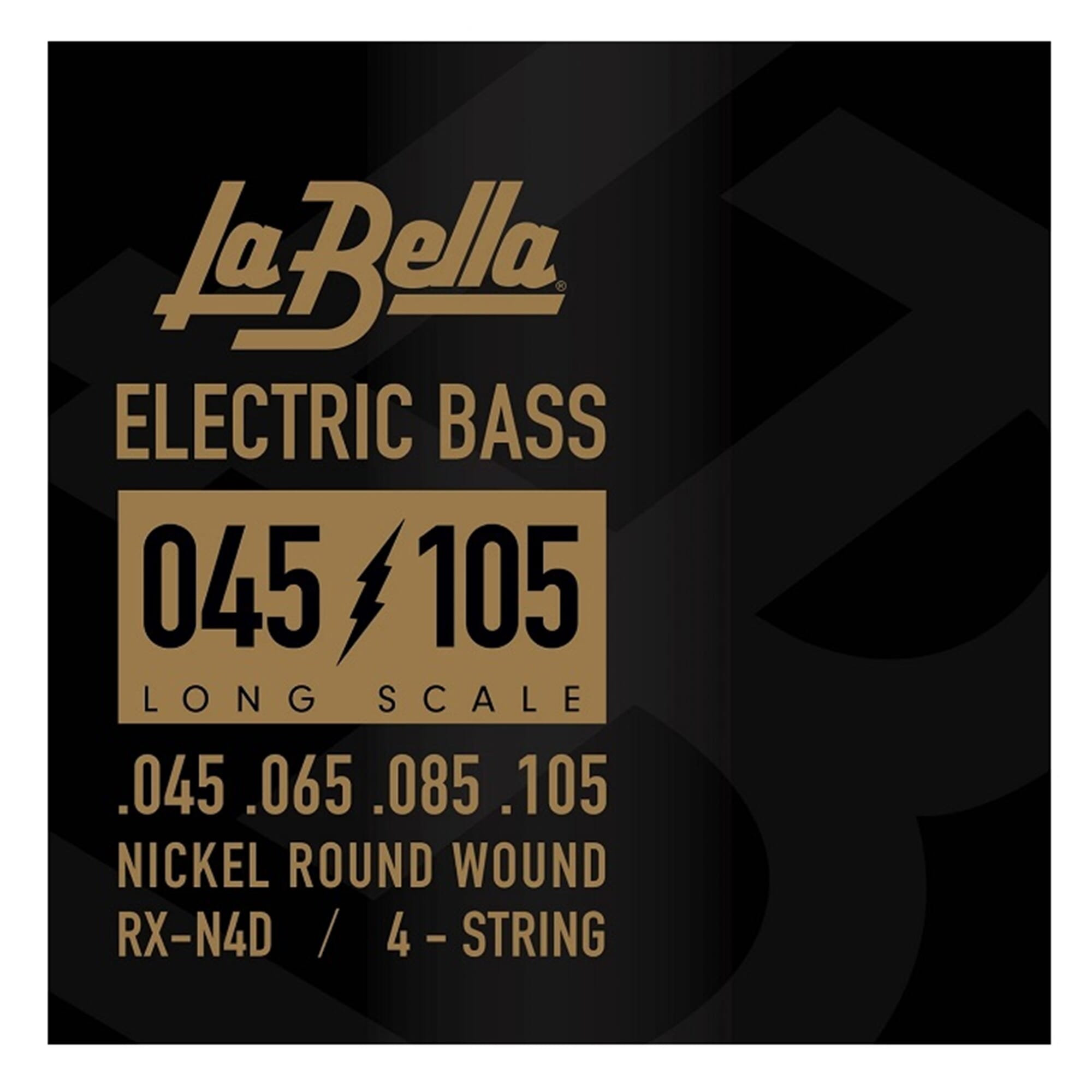 La Bella RX-N4D Nickel Plated Electric Bass Strings 45-105