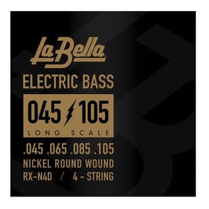 La Bella RX-N4D Nickel Plated Electric Bass Strings 45-105