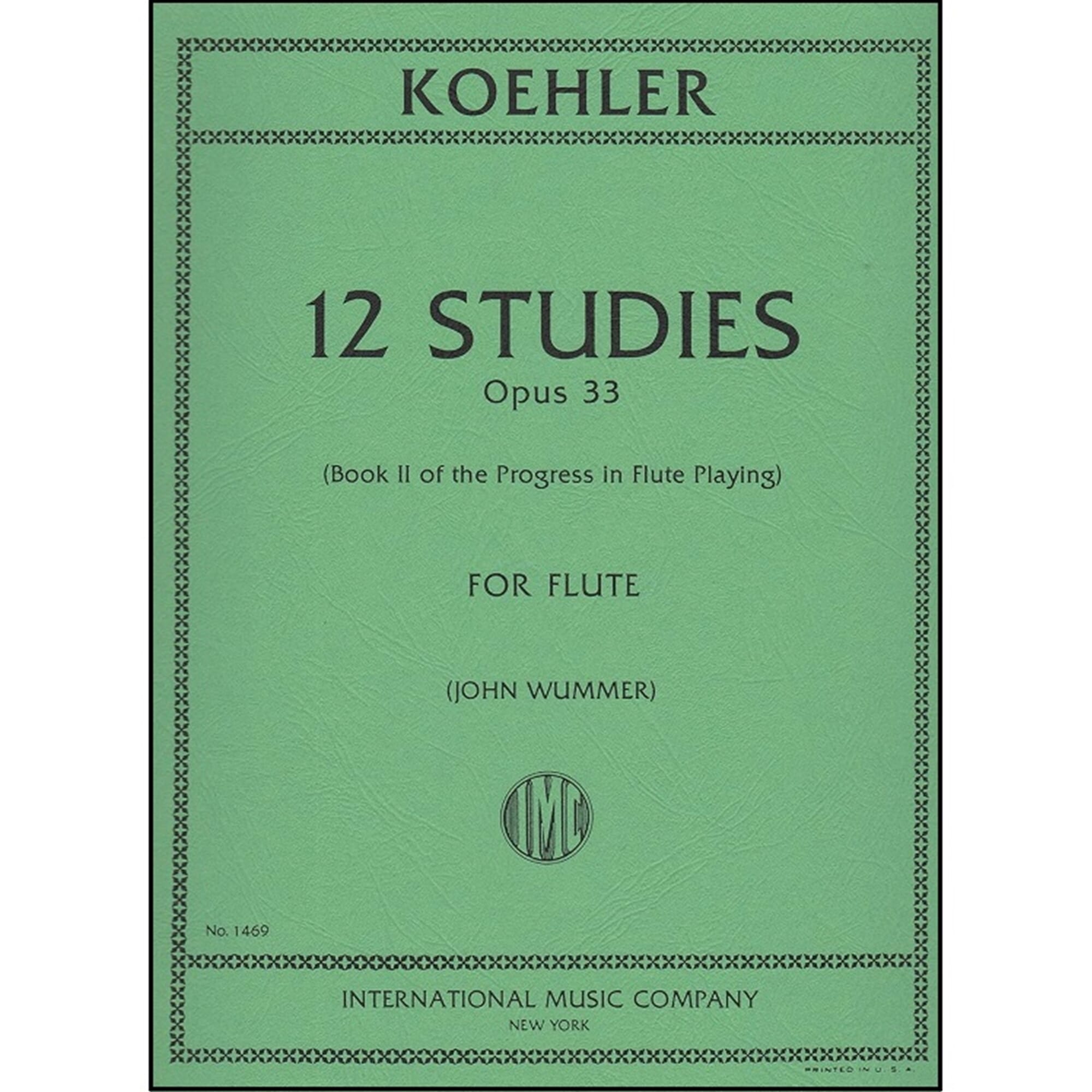 12 Studies for Flute Op.33 - Koehler