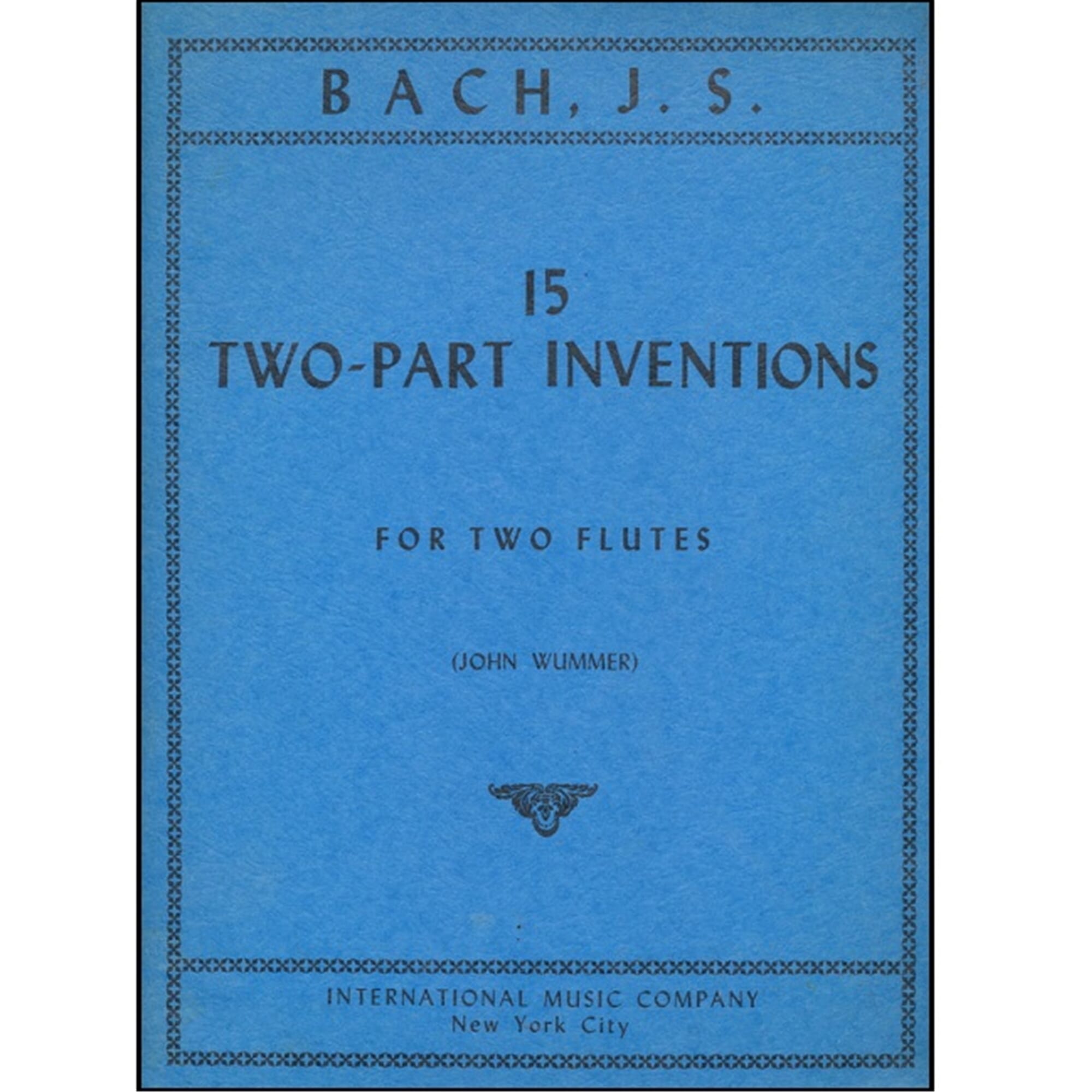 15 Two Part Inventions for 2 Flutes BWV 772-786 - JS Bach