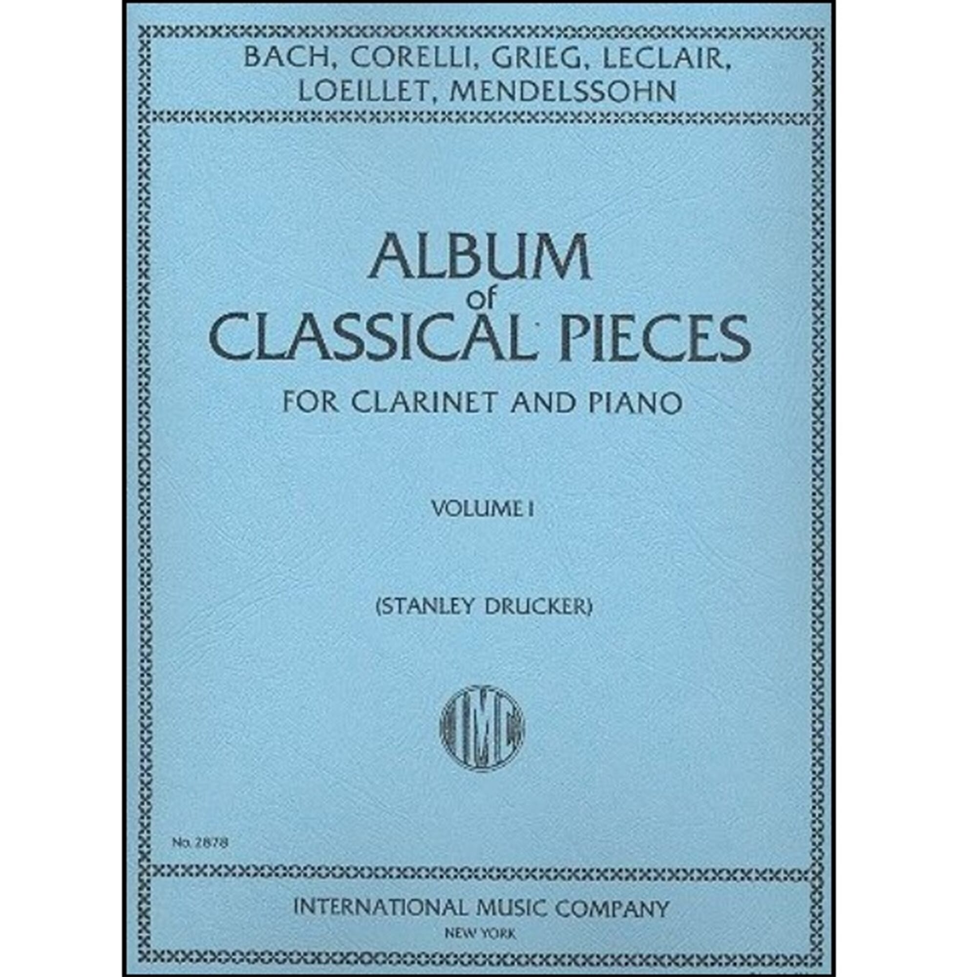 Album of 12 Classical Pieces Volume 1 - Clarinet