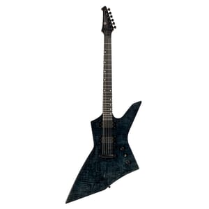 Spira X-500-TBK-E X Style Electric Guitar - Trans Black