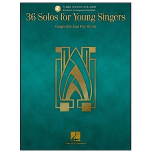 36 Solos Young Singers - Book and Online Audio