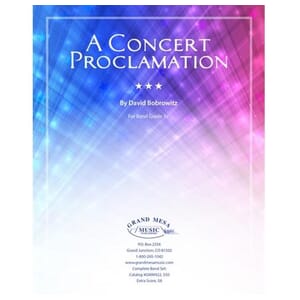 Concert Proclamation by David Bobrowitz