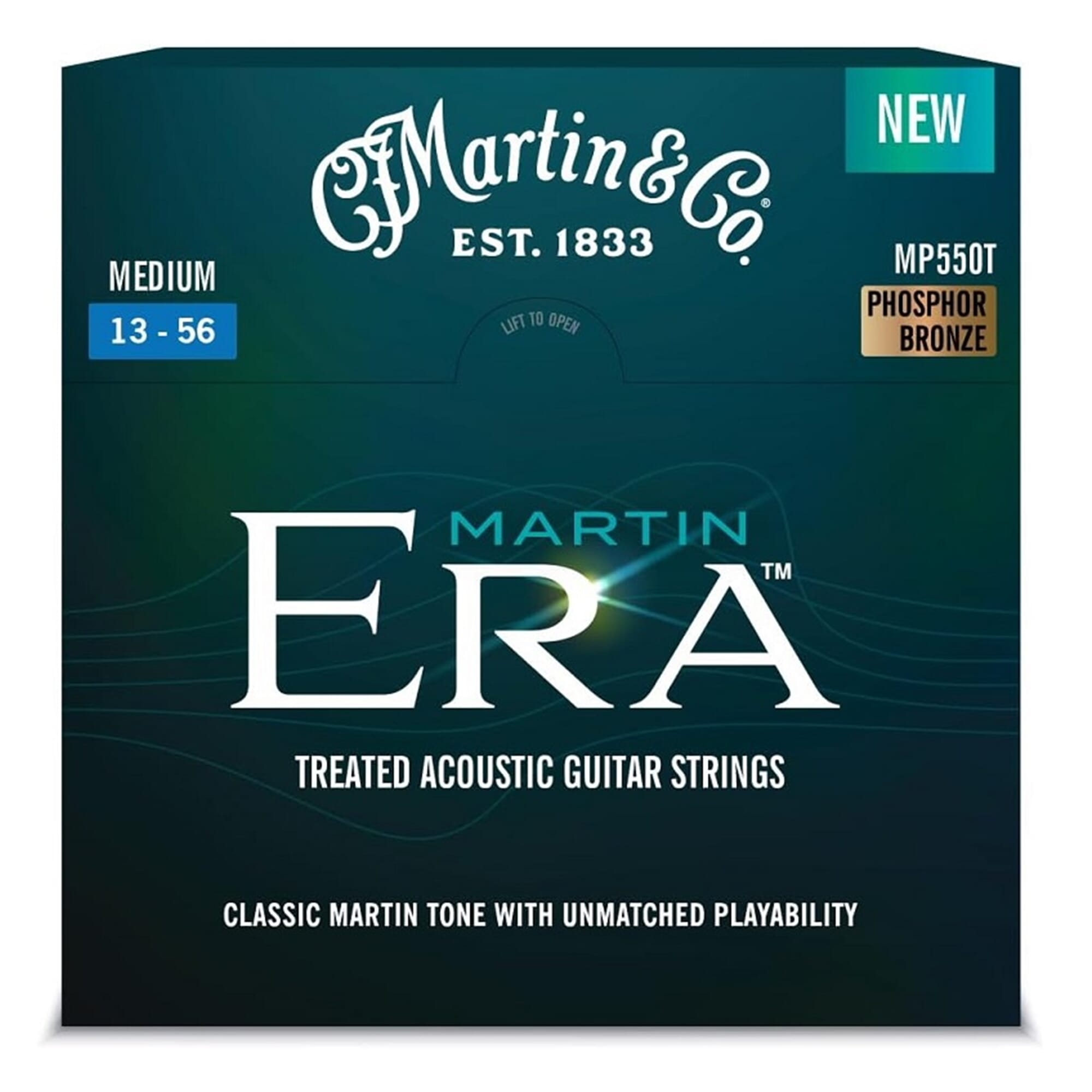 Martin MP550T Era Phosphor Bronze Medium Acoustic Guitar Strings (13-56)