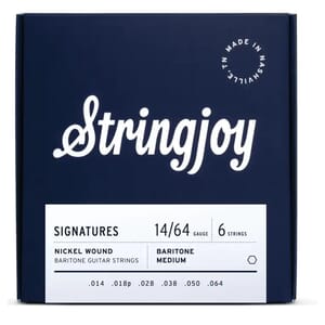 Stringjoy Baritone Balanced Medium Gauge (14-64) Nickel Wound Strings