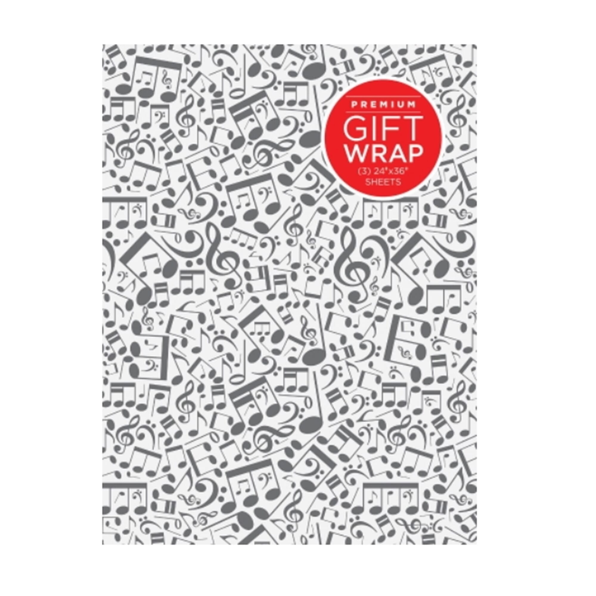 Music Notes Gift Wrapping Paper
